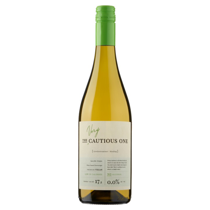 The Very Cautious One - Gew&amp;uuml;rztraminer - Riesling - Alcoholvrij 0,0% - 750ML