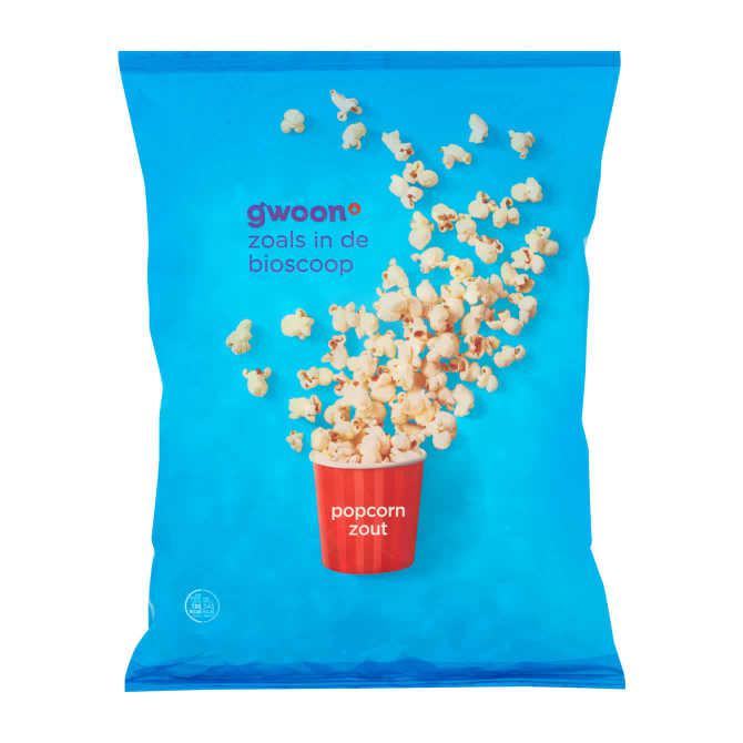 g&#039;woon Popcorn zout