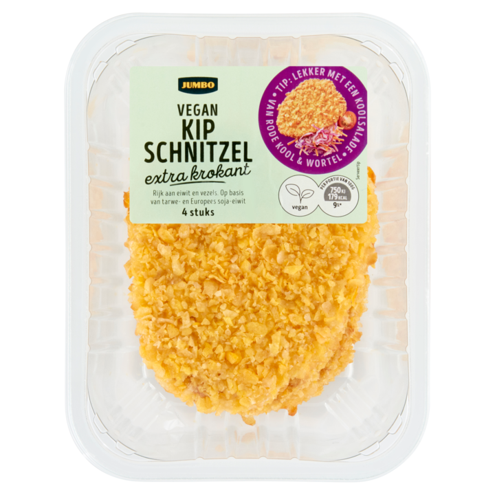 Jumbo Vegan Kip Schnitzel 4 Stuks