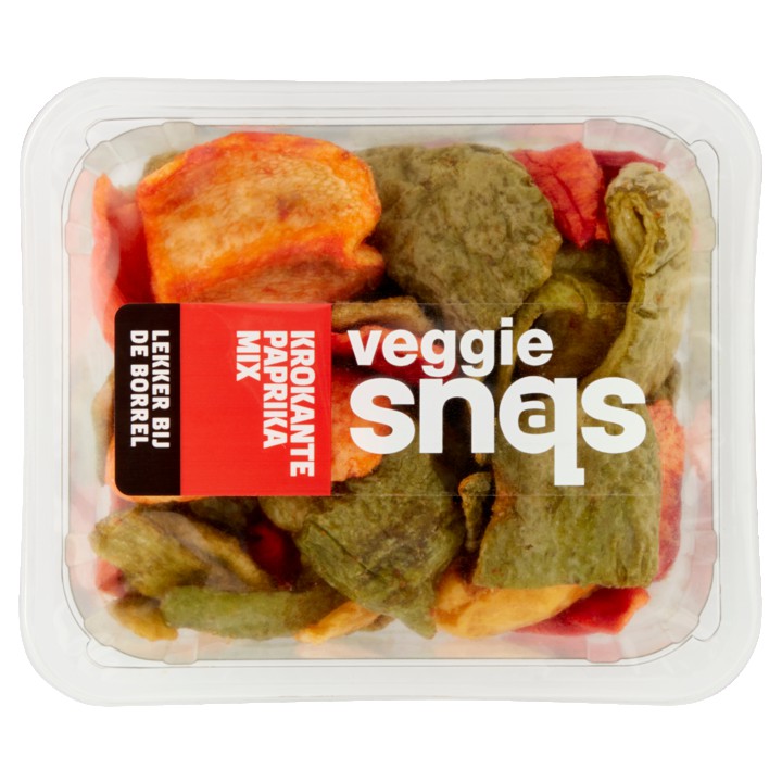 Snaqs Veggie Krokante Paprika Mix 50g