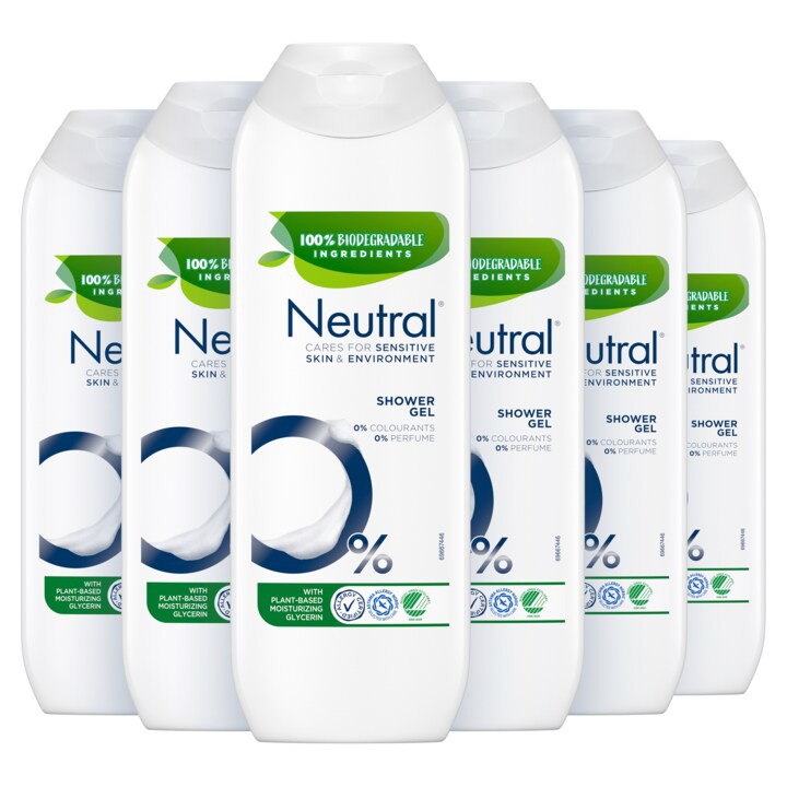 Neutral Showergel 0% 6 x 250ml