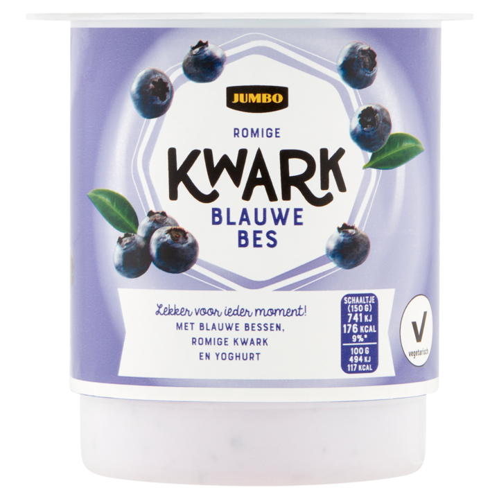 Jumbo Romige Kwark Blauwe Bes 450g