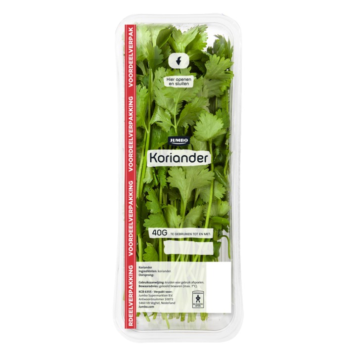 Jumbo Koriander Vers 40 g - Voordeelverpakking