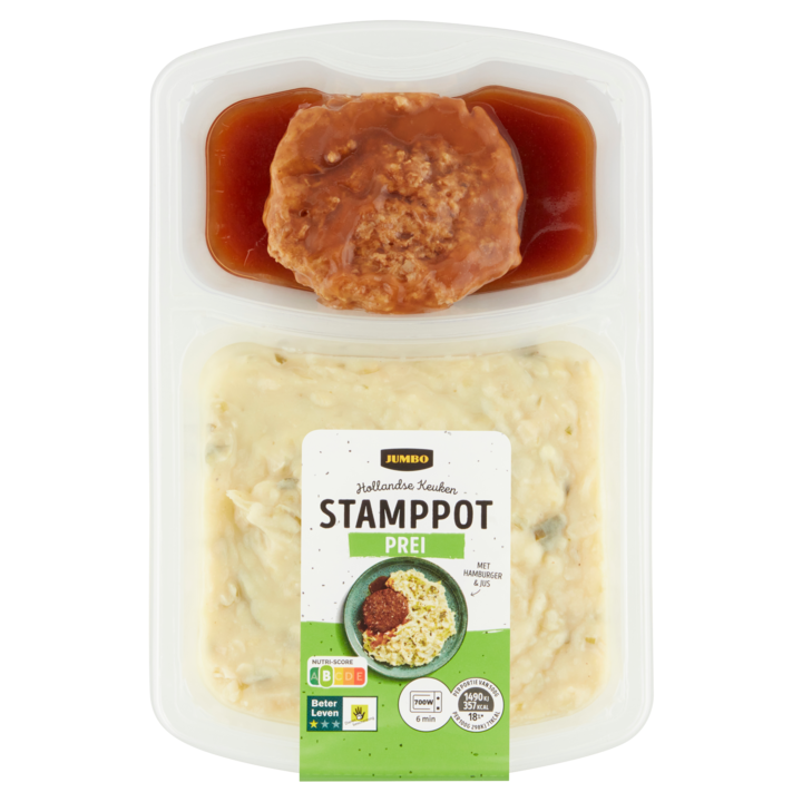 Jumbo Stamppot Prei met Hamburger &amp;amp; Jus 500g