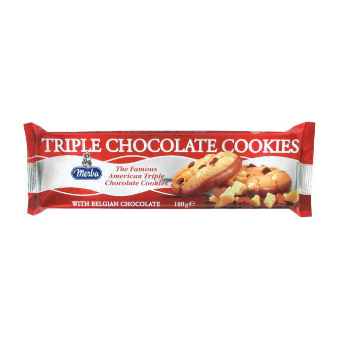 Merba Cookies triple chocolate