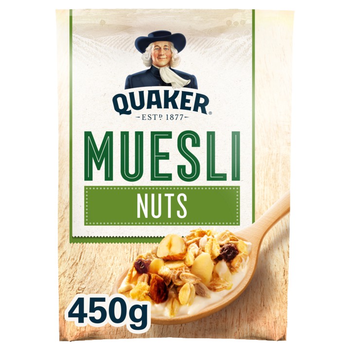 Quaker Muesli Noten 450gr