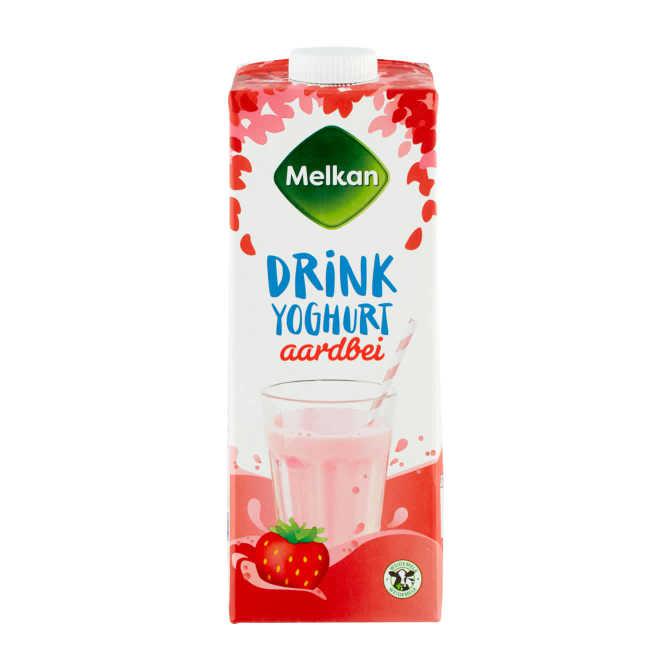 Melkan Drinkyoghurt Aardbei