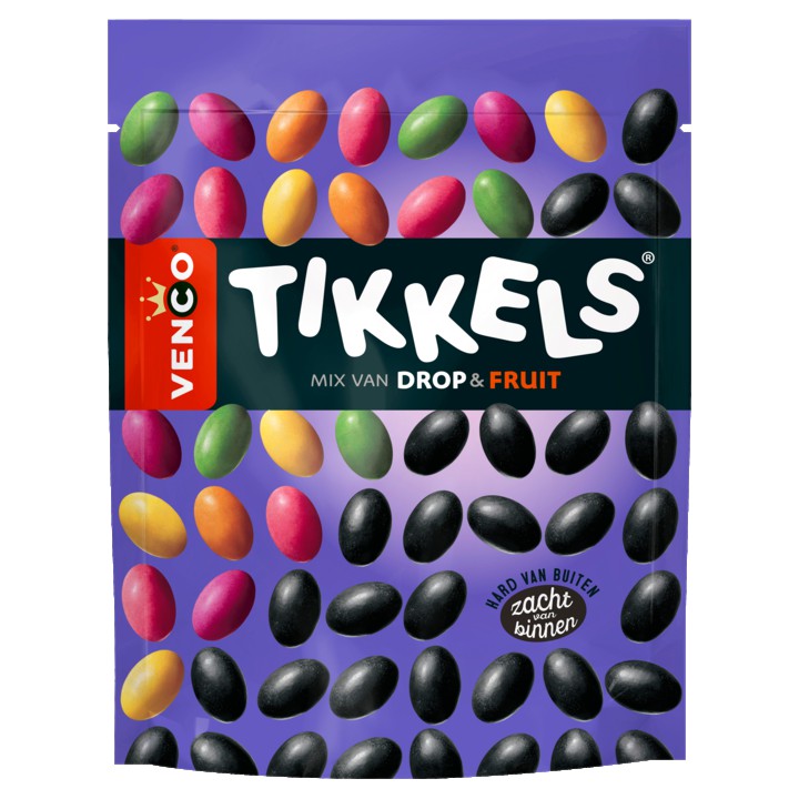 Venco Tikkels Drop &amp;amp; Fruit 235g