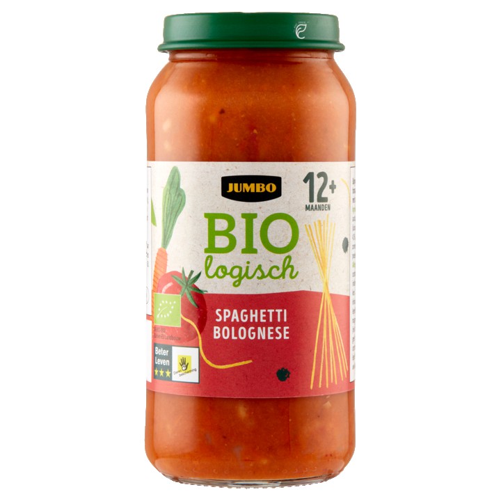 Jumbo Biologisch Spaghetti Bolognese 12+ Maanden 250g