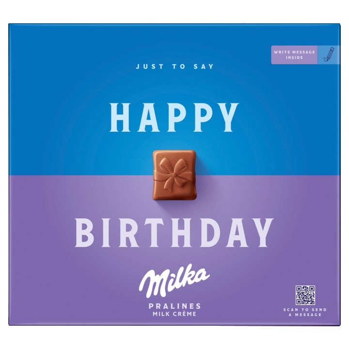 Milka Happy Birthday chocolade pralines 110g