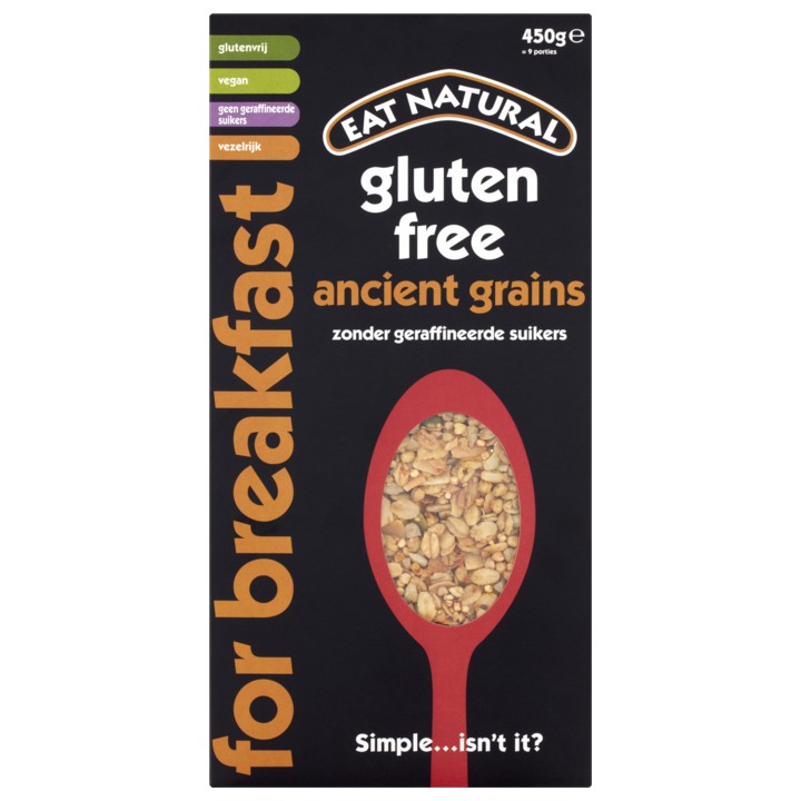 Eat Natural Granola Ancient Grains Glutenvrij 450g