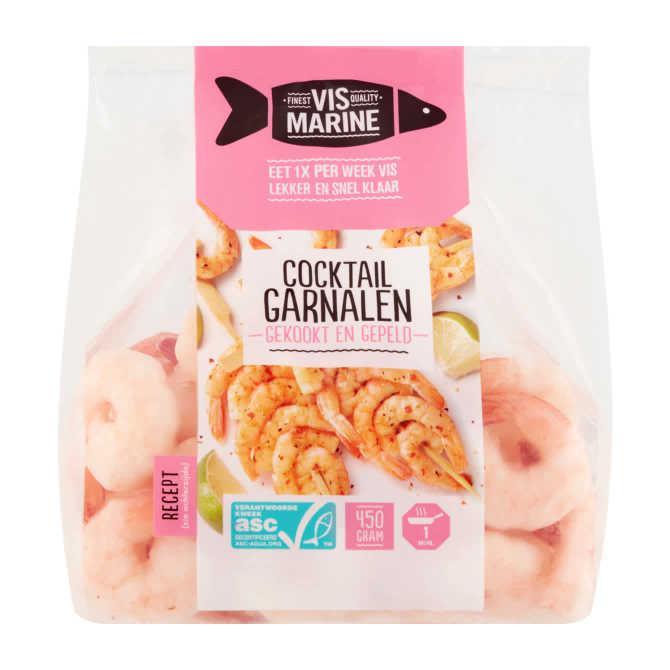 Vis Marine Cocktail garnalen gekookt en gepeld