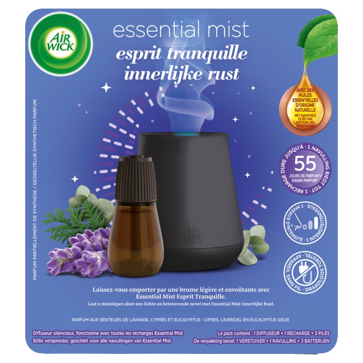 Air Wick Essential Mist Automatische Luchtverfrisser - Innerlijke rust - Starter Kit