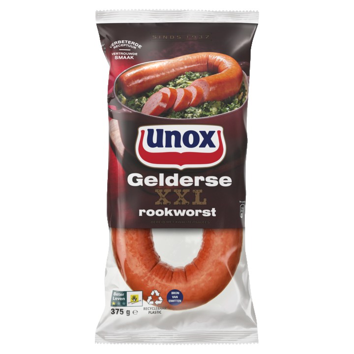 Unox  Gelderse rookworst XXL