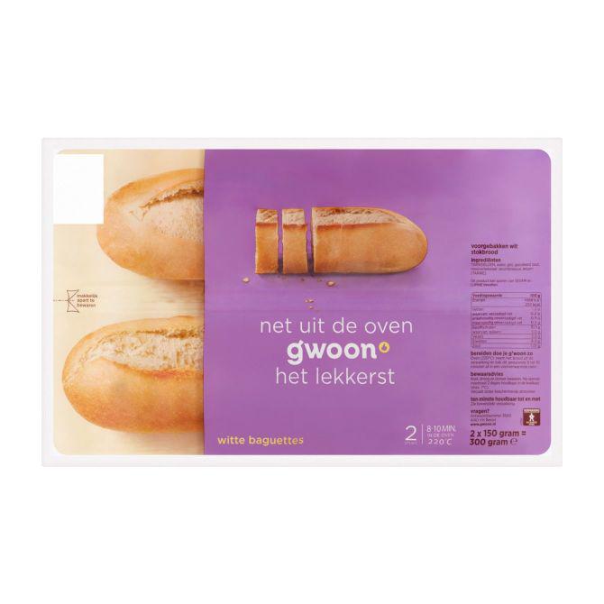 g&#039;woon Baguettes wit