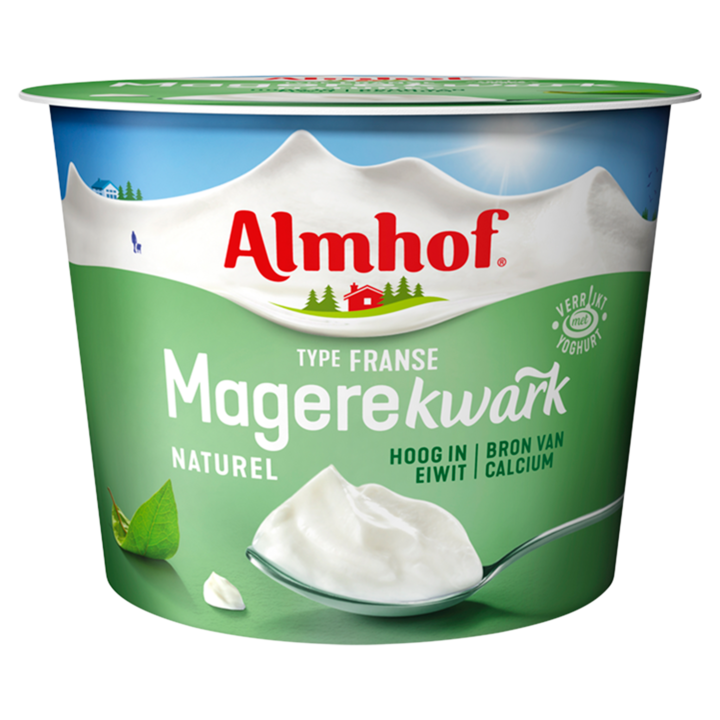 Almhof Franse Magere Kwark Naturel 500g