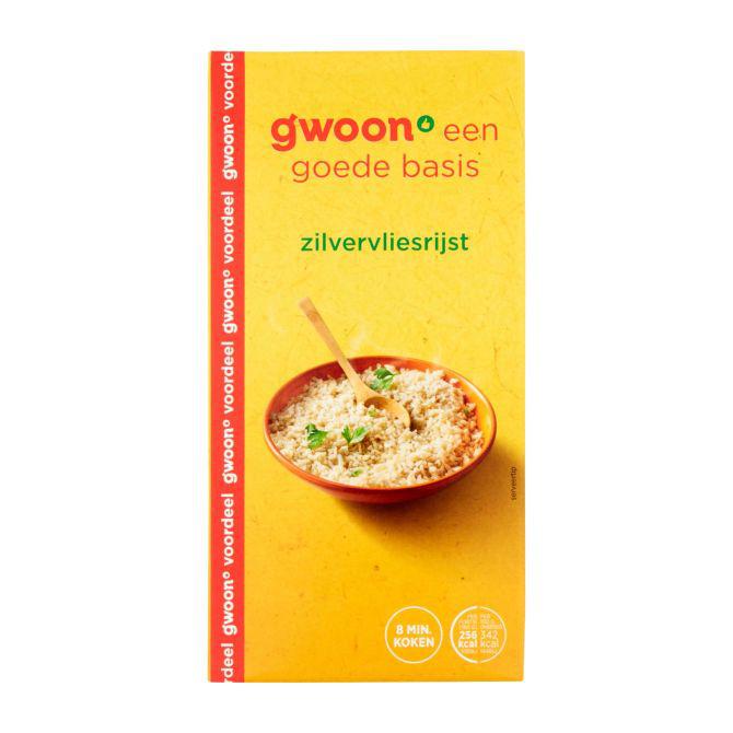 g'woon Zilvervliesrijst