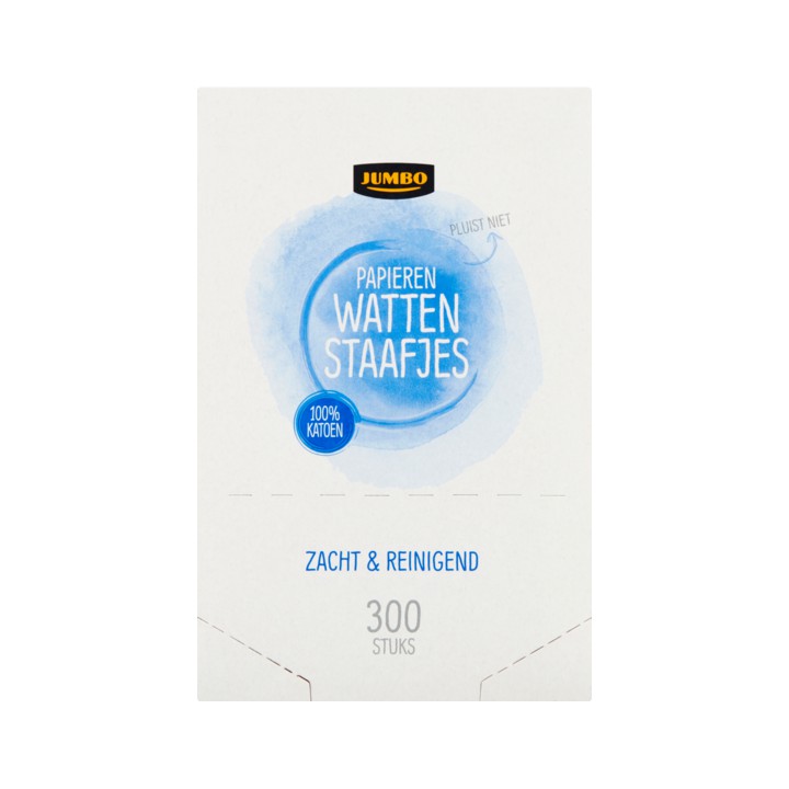 Jumbo Papieren Wattenstaafjes 300 Stuks