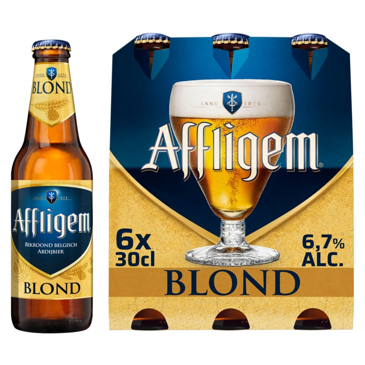 Affligem Blond Bier Fles 6 x 30cl