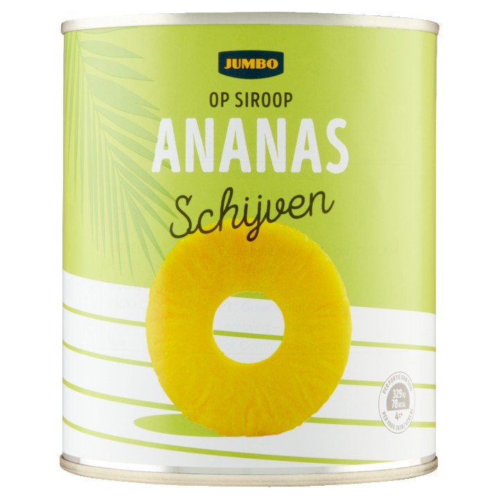 Jumbo Ananasschijven op Siroop 825g