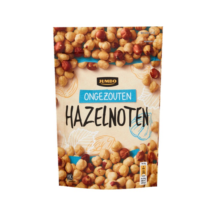 Jumbo Ongezouten Hazelnoten 200g