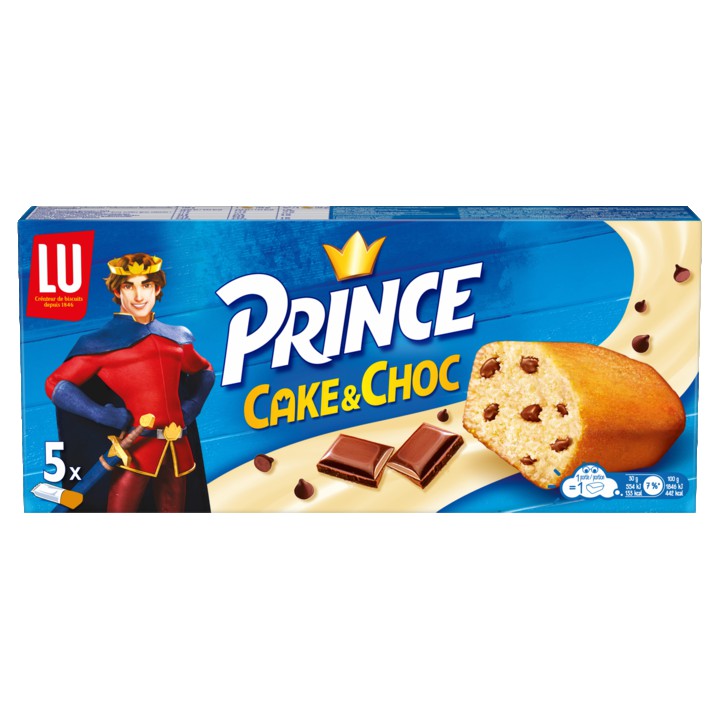 LU Prince Cake &amp;amp; Choc Chocolade Cakejes 5 Stuks 150g