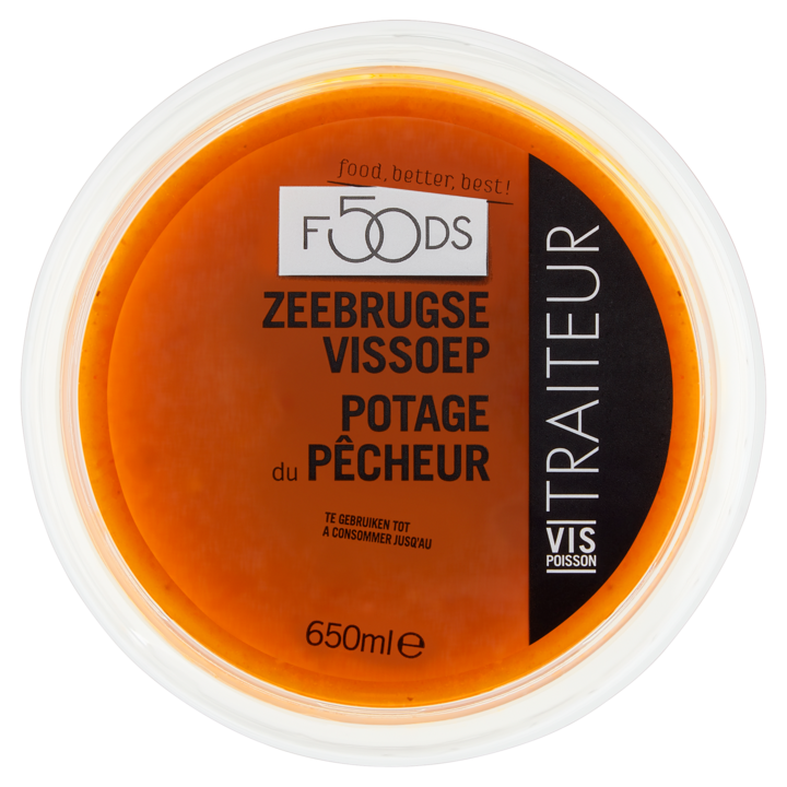 50 Foods Zeebrugse Vissoep 650ML