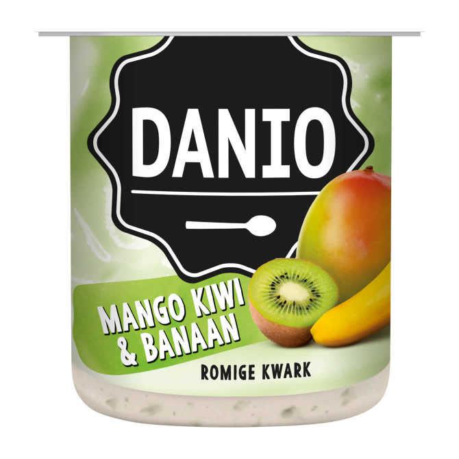 Danio Romige kwark mango kiwi banaan