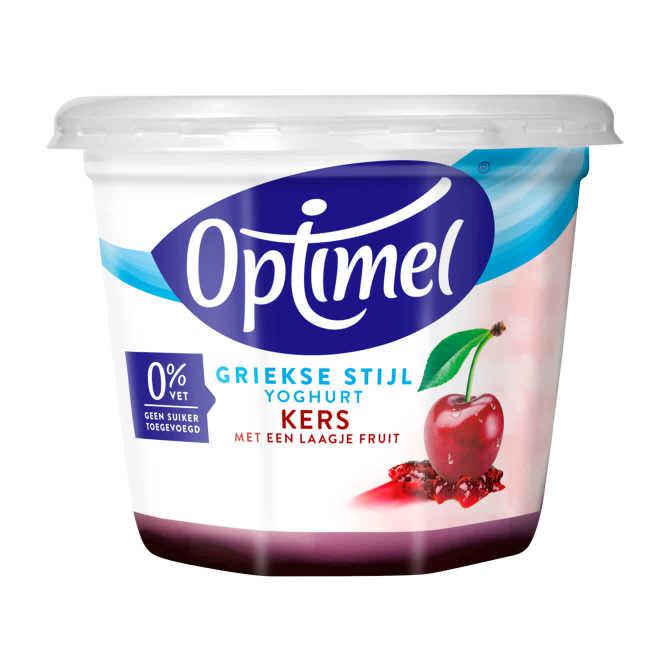 Optimel Griekse stijl yoghurt kers