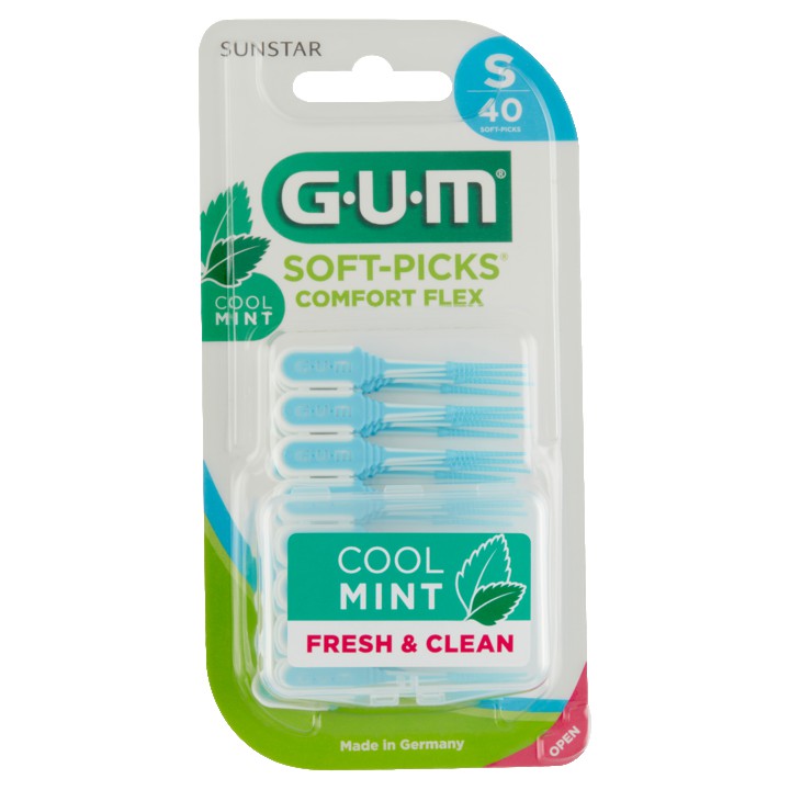 GUM Soft-Picks Comfort Flex Cool Mint S 40 Stuks