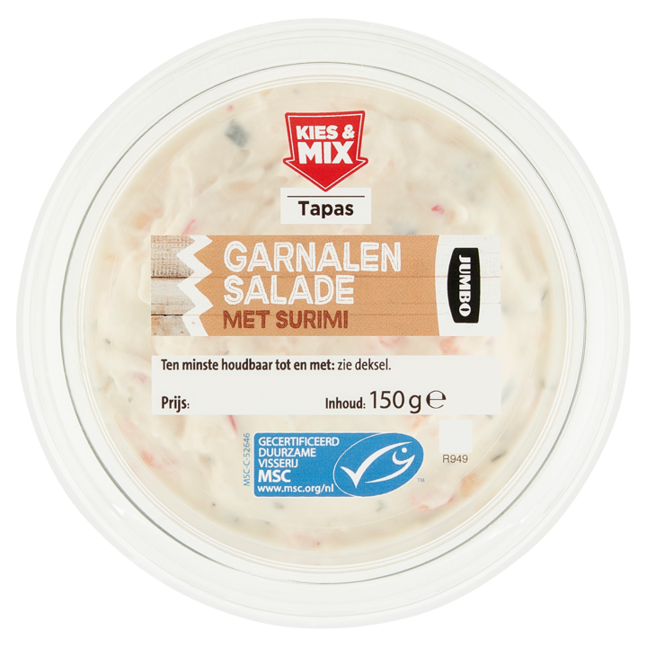 Jumbo Garnalen Salade met Surimi 150g