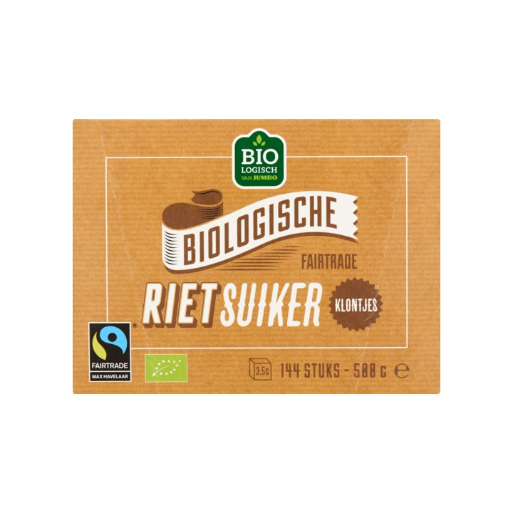 Jumbo Biologisch Rietsuikerklontjes 500g