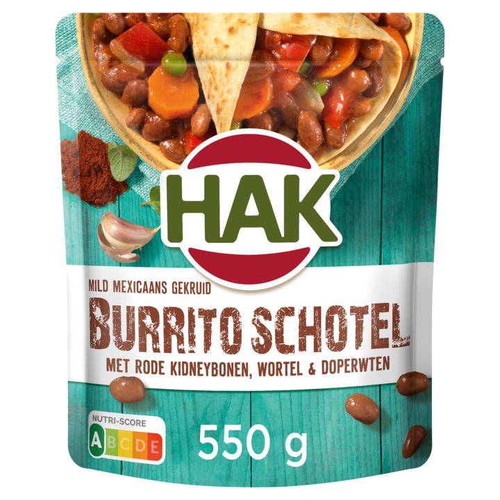 Hak Mild Mexicaans Gekruid Burrito Schotel 550g
