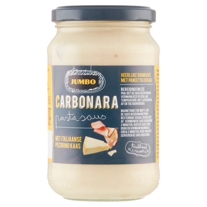 Jumbo Carbonara Pastasaus 350g