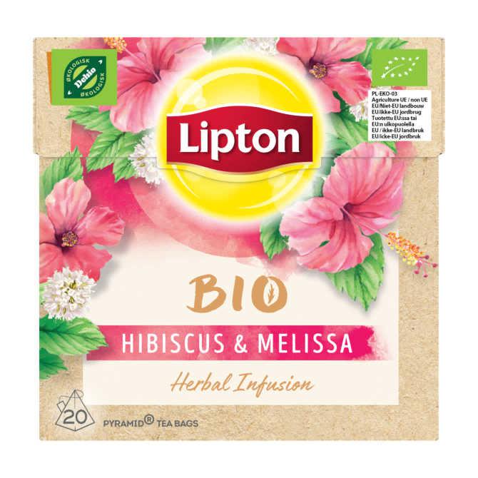 Lipton Organic hibiscus en melissa