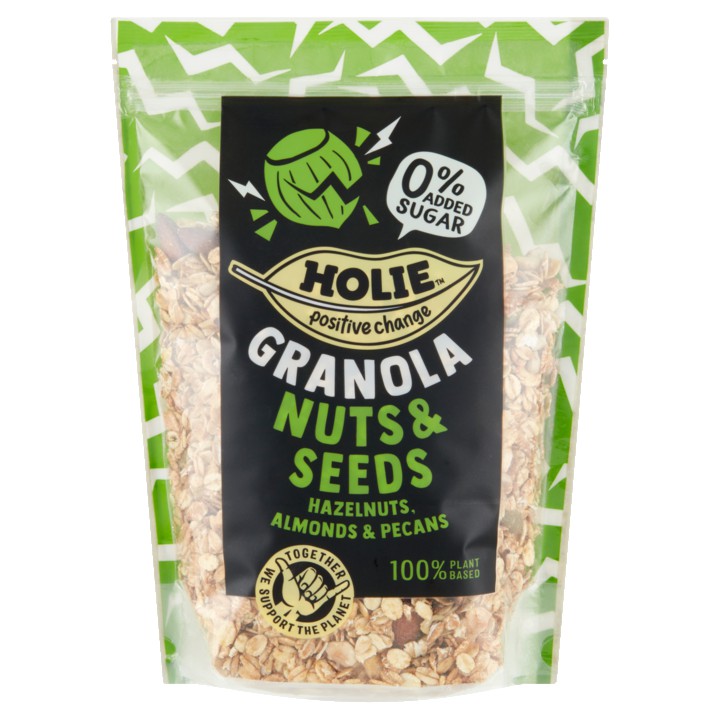 Holie Granola Nuts &amp;amp; Seeds Hazelnuts, Almonds &amp;amp; Pecans 350g