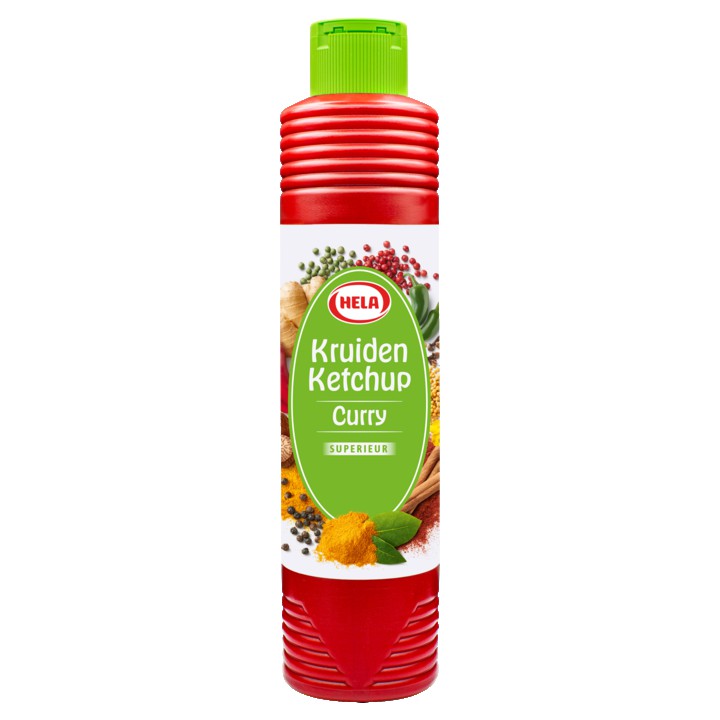 Hela Kruiden Ketchup Curry Superieur 930g