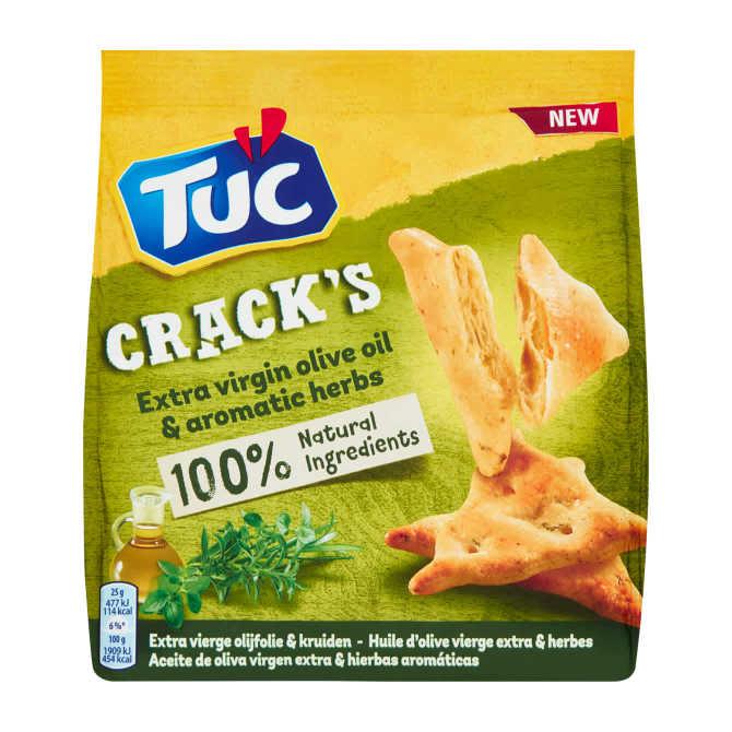 TUC Crack's zoutjes extra vierge olijfolie & kruiden | Nederland Life TUC Crack's zoutjes extra vierge olijfolie & kruiden