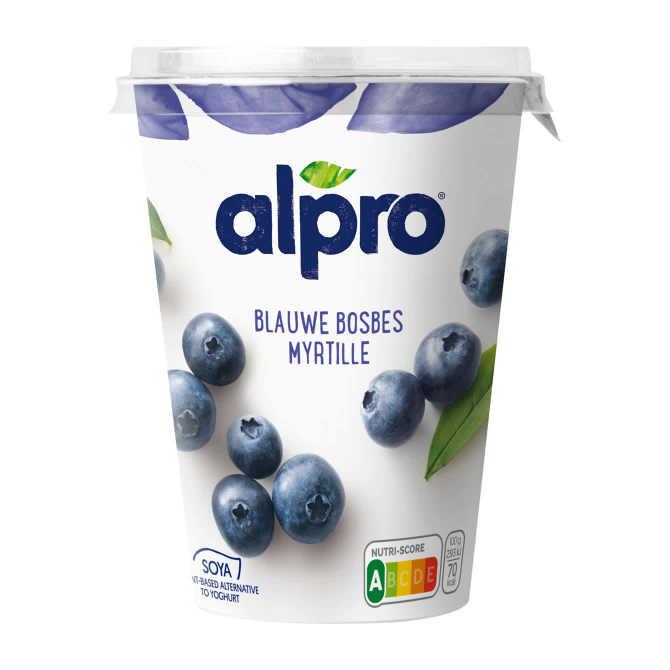 Alpro Plantaardige Variatie op Yoghurt Blauwe Bosbes | Nederland Life Alpro Plantaardige Variatie op Yoghurt Blauwe Bosbes