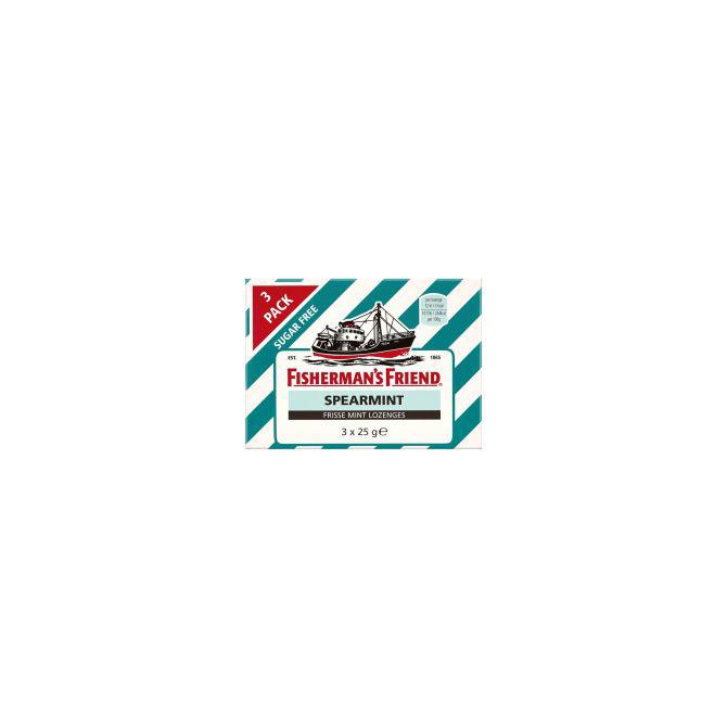 Fisherman&#039;s Friend spearmint frisse mint suikervrij 3-pack