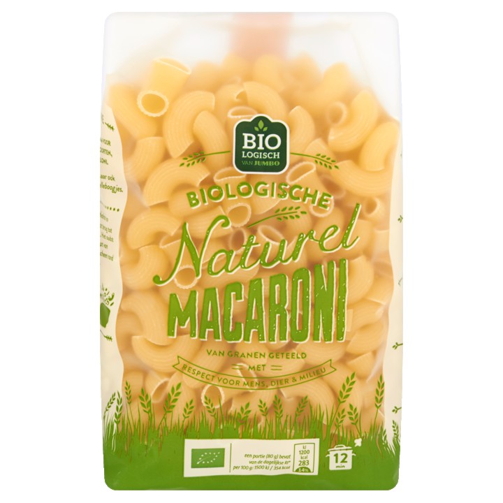 Jumbo Biologische Naturel Macaroni 500g