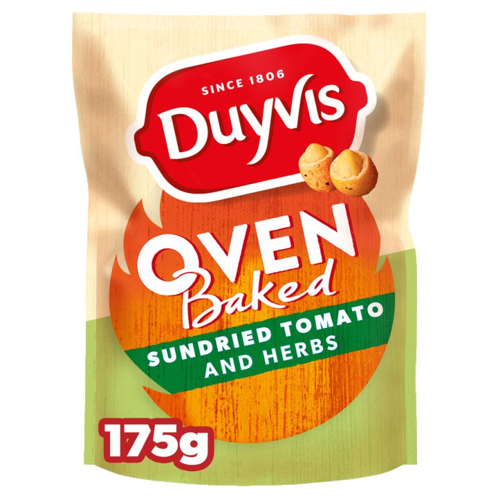 Duyvis Oven Baked Nootjes Sundried Tomato And Herbs 175gr