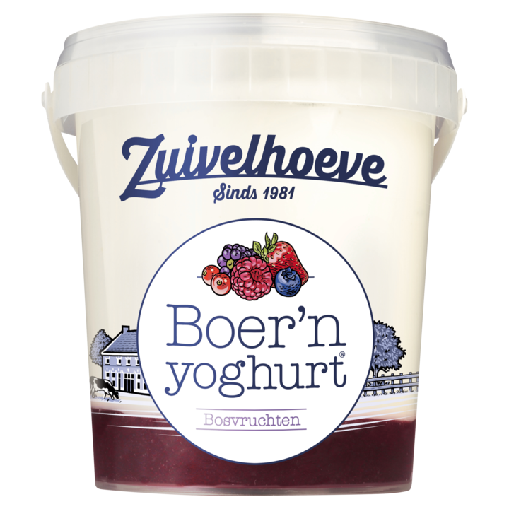 Zuivelhoeve Boer&amp;#x27;n yoghurt&amp;reg; Bosvruchten 750g