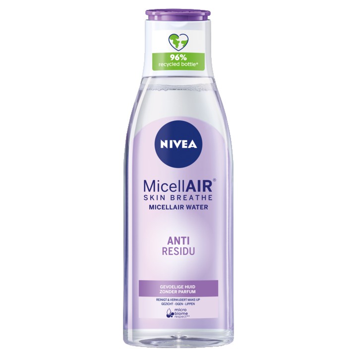 Nivea MicellAir Skin Breathe Micellair Water Anti Residu Gevoelige Huid 200ml