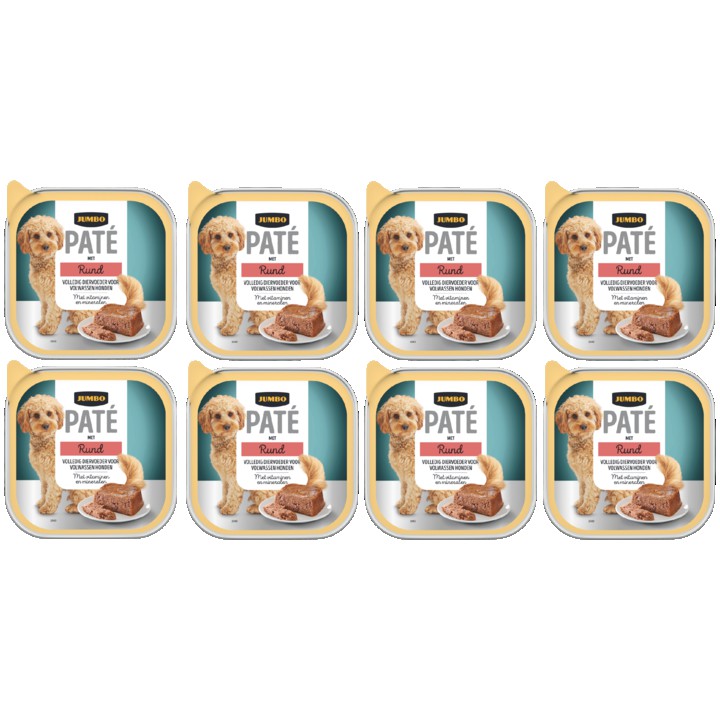 Jumbo Pat&amp;eacute; met Rund 8 x 300g