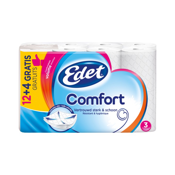 Edet Comfort 3-Laags 12 + 4 Gratis