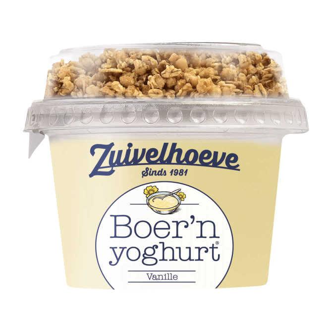 Zuivelhoeve Boer&#039;n yoghurt vanille &amp; muesli