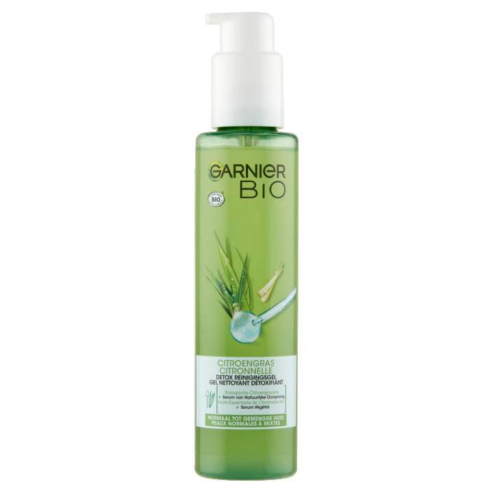 Garnier Bio Citroengras Detox Reinigingsgel 150ml