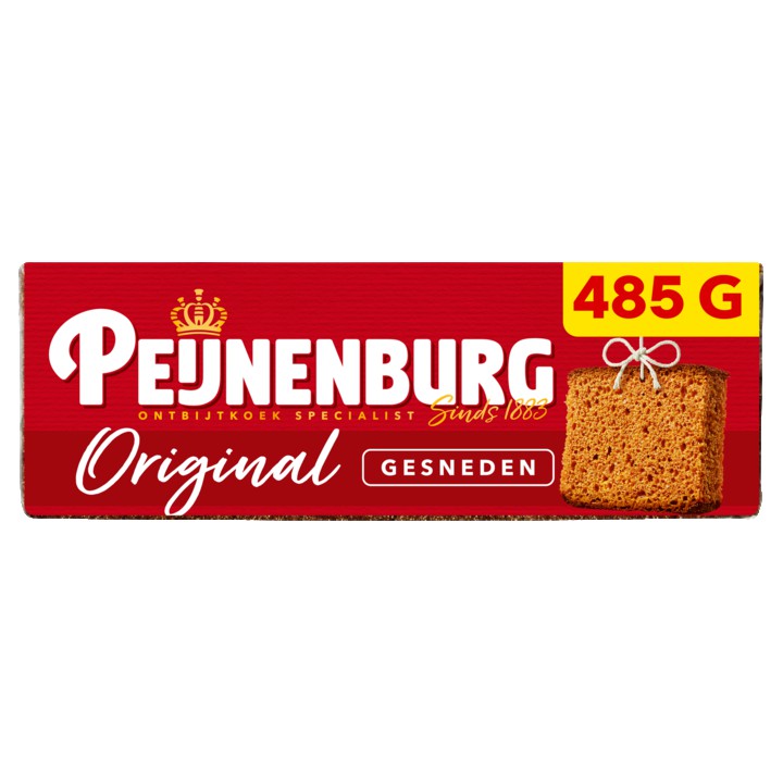 Peijnenburg ontbijtkoek naturel gesneden 485g