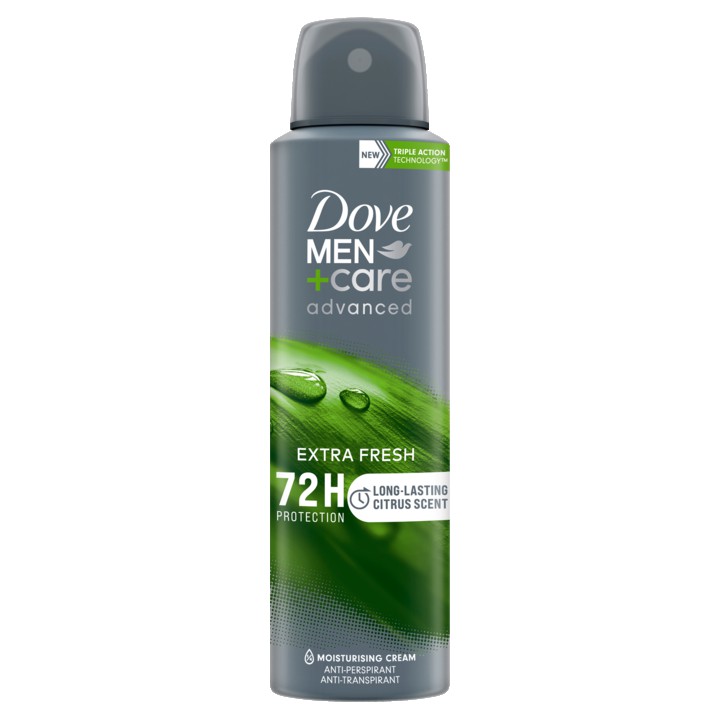 Dove Men+Care Advanced Anti-Transpirant Deodorant Spray Extra Fresh 150ML